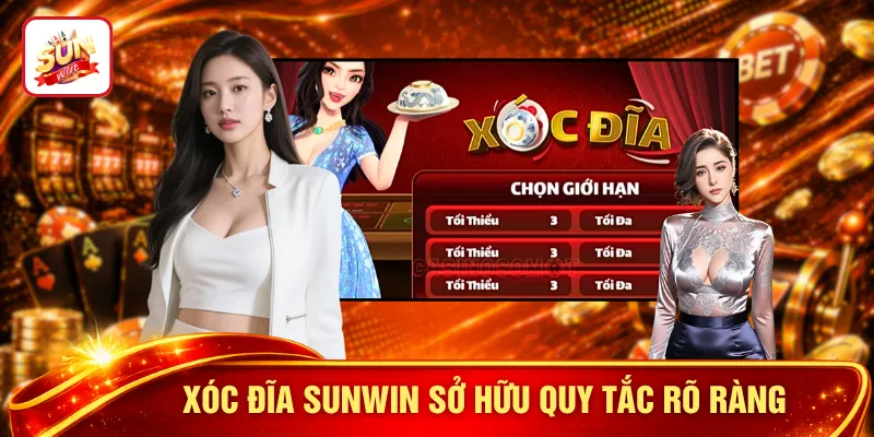 Xóc đĩa SUNWIN sở hữu quy tắc rõ ràng